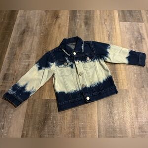 Stylish Blue and White Kids Denim Jacket